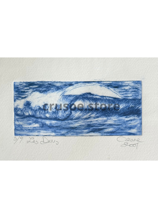 Gravure - Les dunes