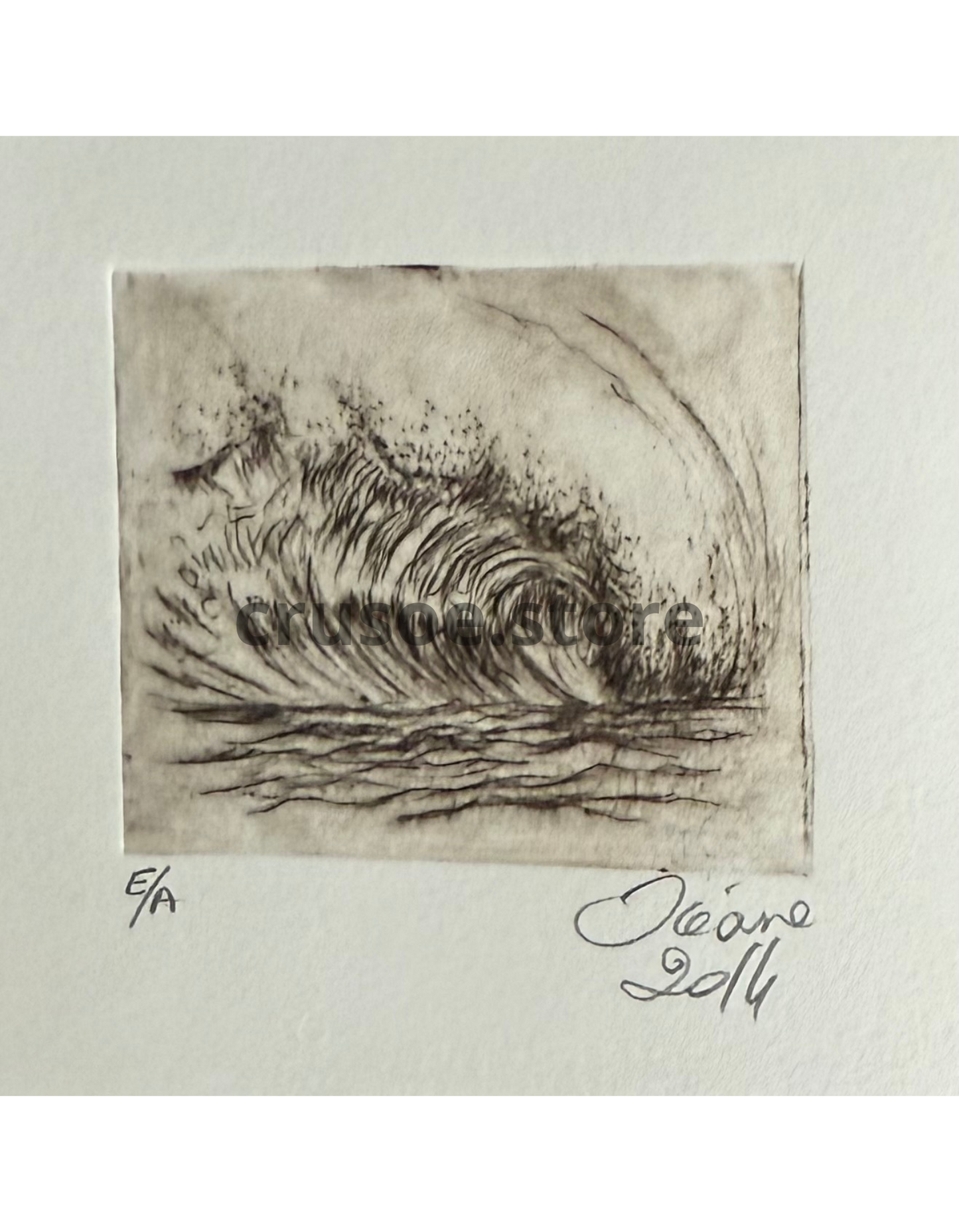 Gravure - Vague Noire