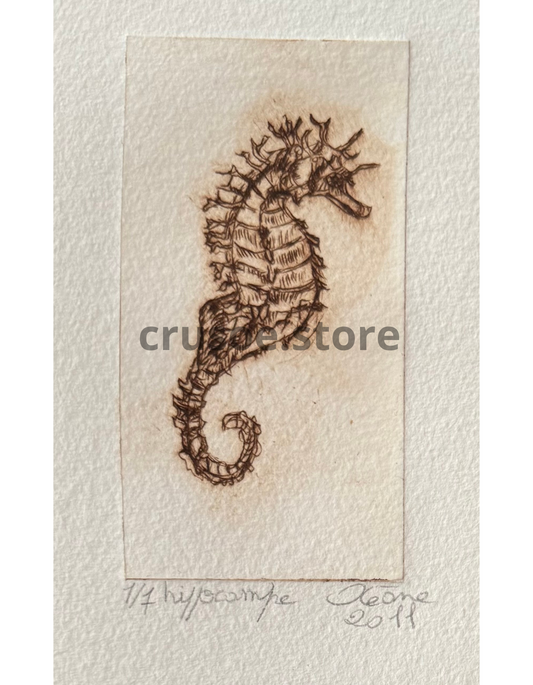 Gravure - Hippocampe