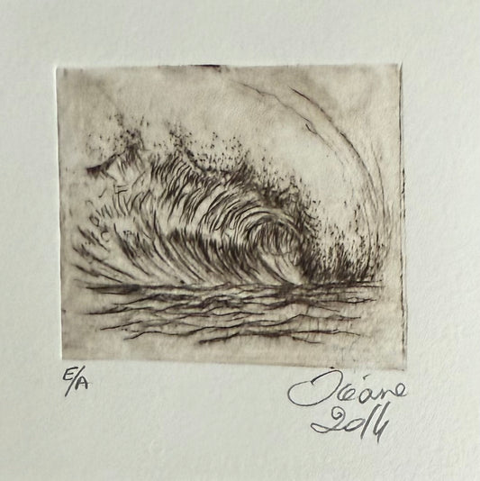 Gravure - Vague Noire