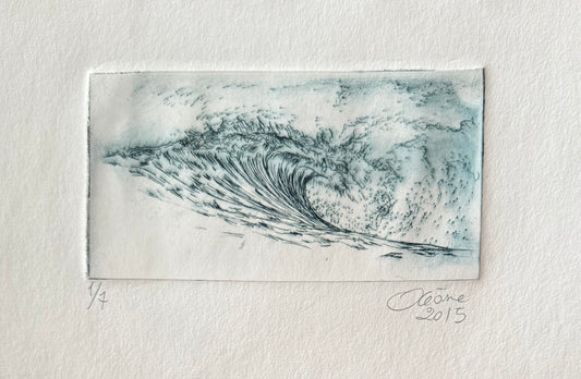 Gravure - Or bleu